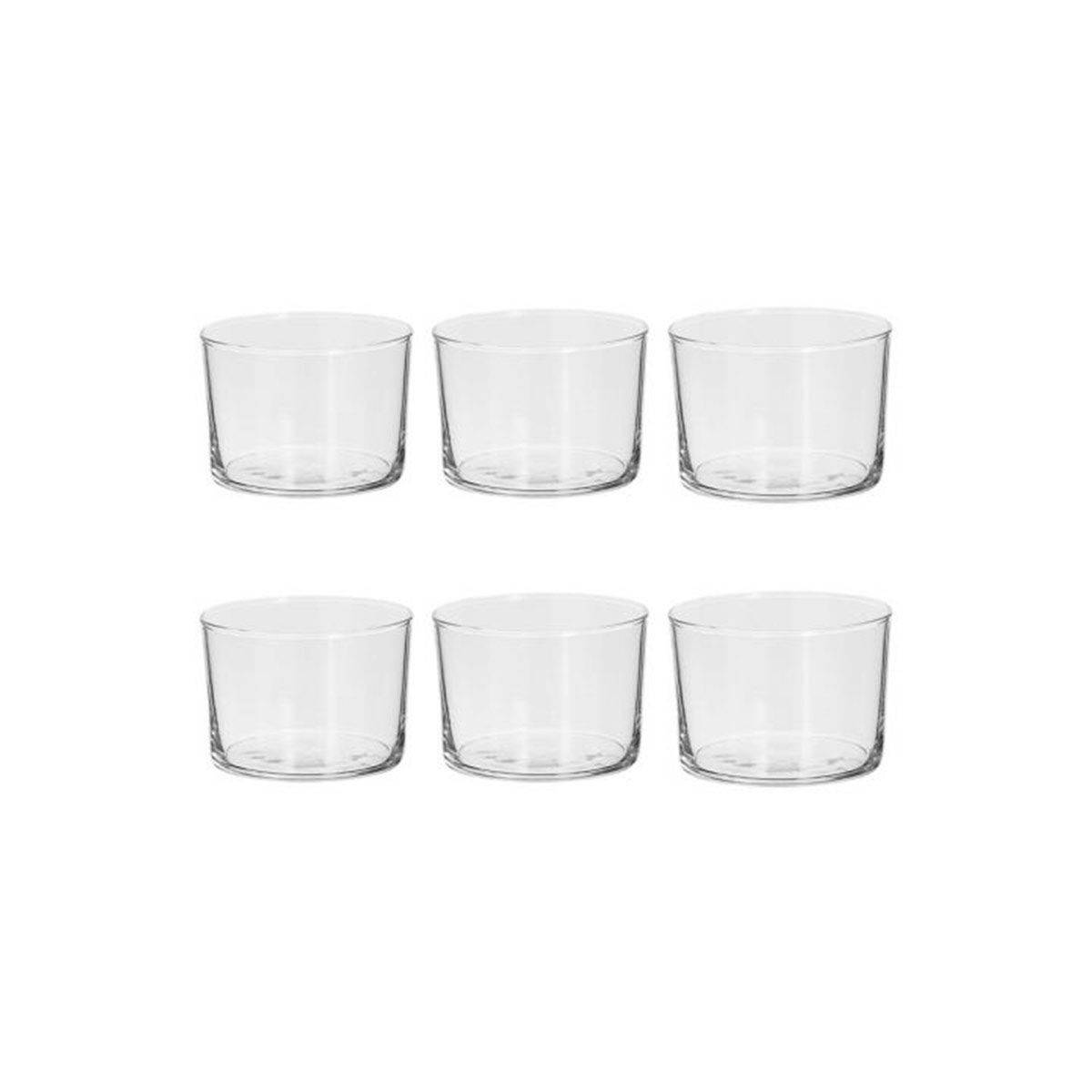 Lot de 6 Gobelets Bas "Bodeg'eau" 24cl Transparent - Image 1