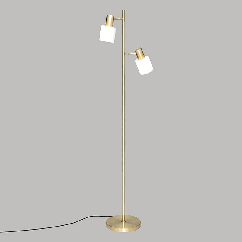 Lampadaire droit Taïs 143 cm métal doré Atmosphera - Image 2