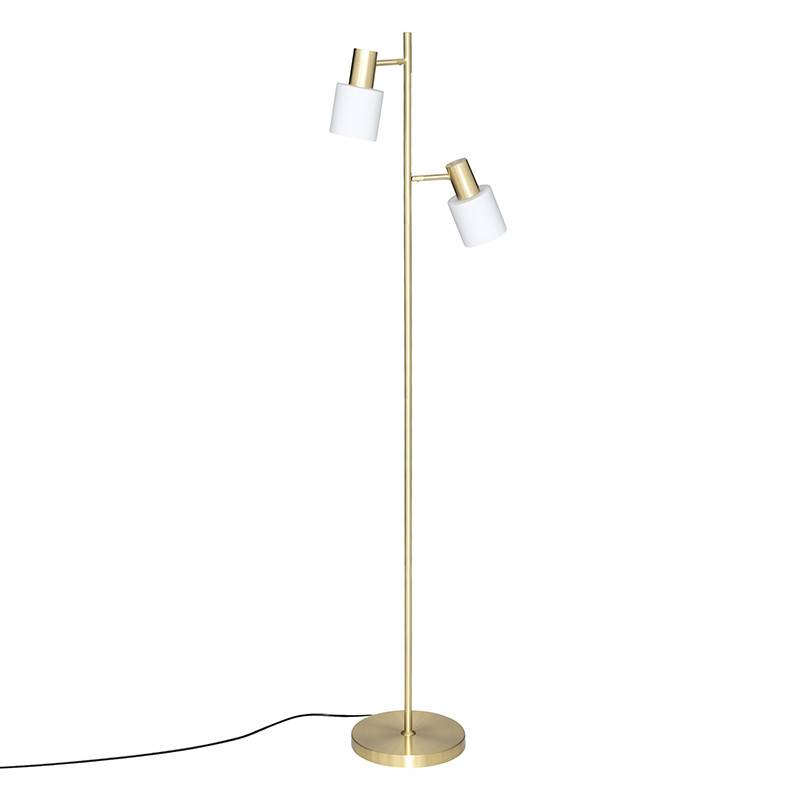 Lampadaire droit Taïs 143 cm métal doré Atmosphera - Image 1