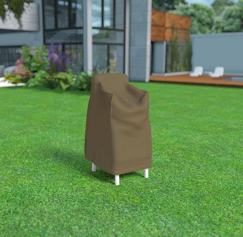 Nortène - Housse de protection en polyester pour chaise empilées - 70 x 70 x 110 cm - 90 g/m2 Nortene - Imagen 1