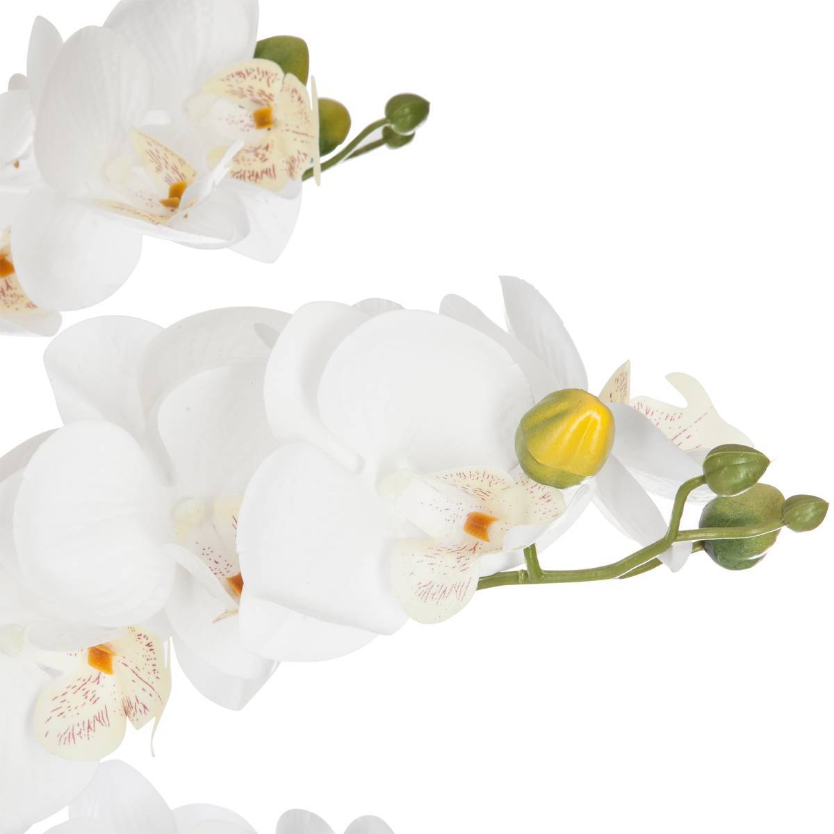 Atmosphera - Orchidée artificielle pot céramique noir H65cm - Atmosphera Créateur d'intérieur - Image 2