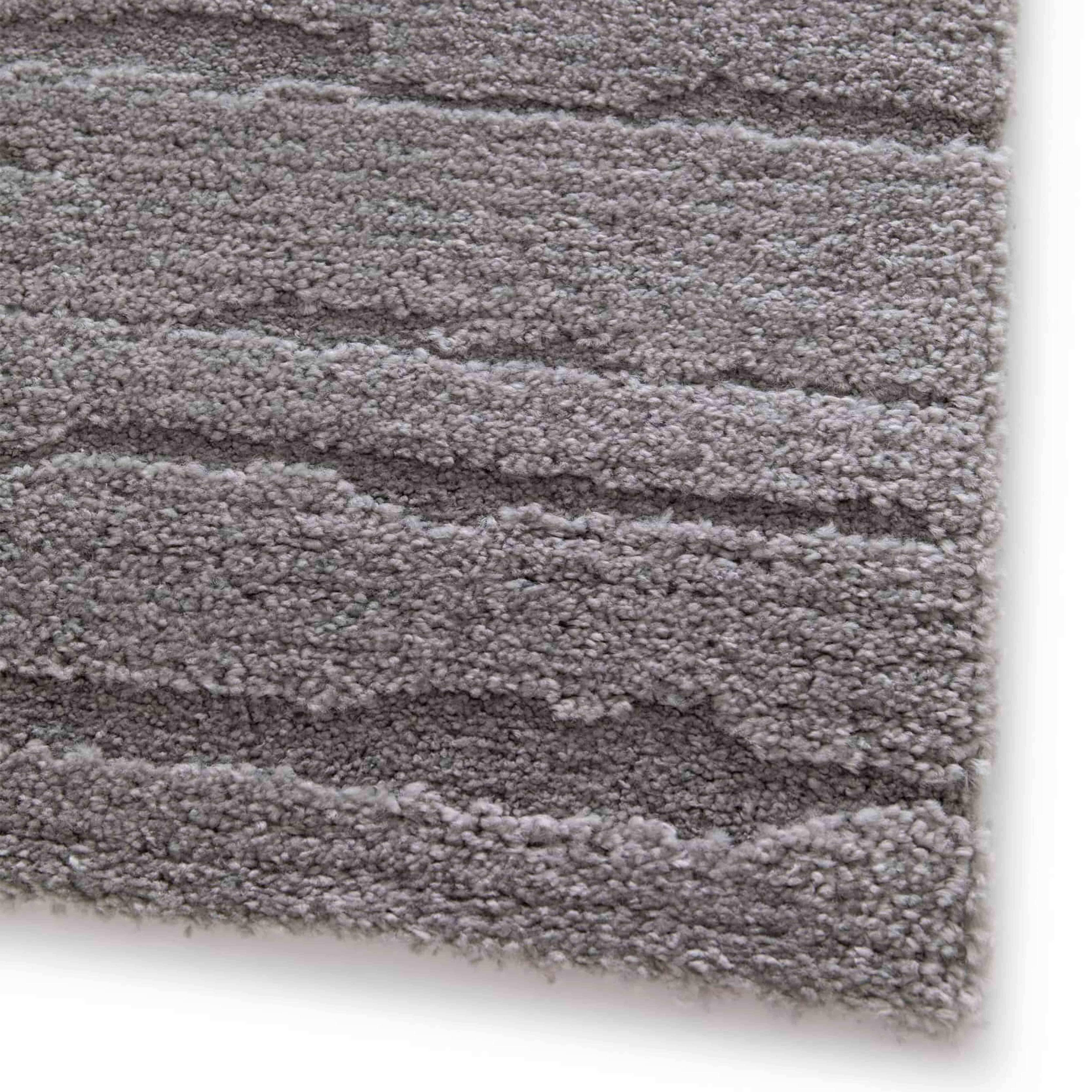 Oviala - Tapis rectangulaire à poils ras motif uni gris 160 x 230 cm Fauve - Oviala - Imagen 6