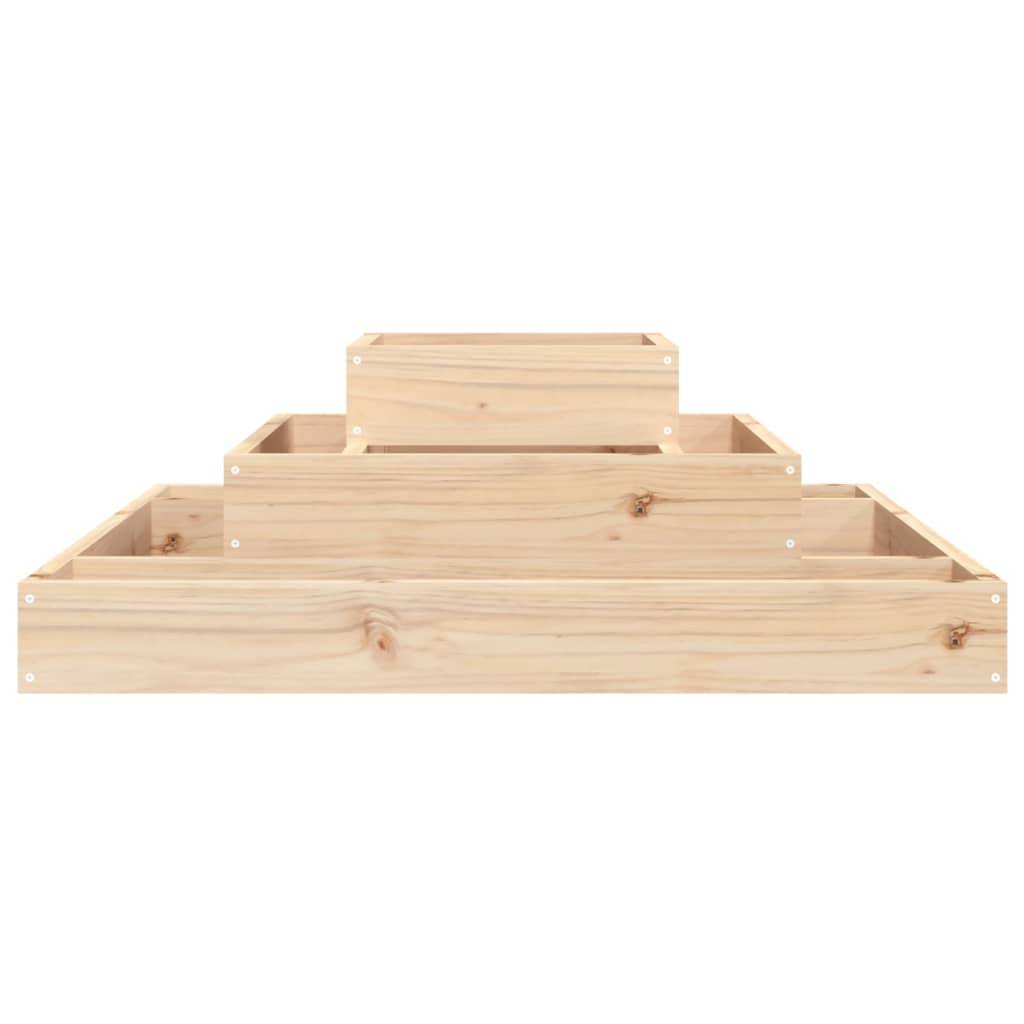 Maison Chic - Jardinière, Bac à fleurs, Pot de fleurs 80x80x27 cm Bois massif de pin - Imagen 4