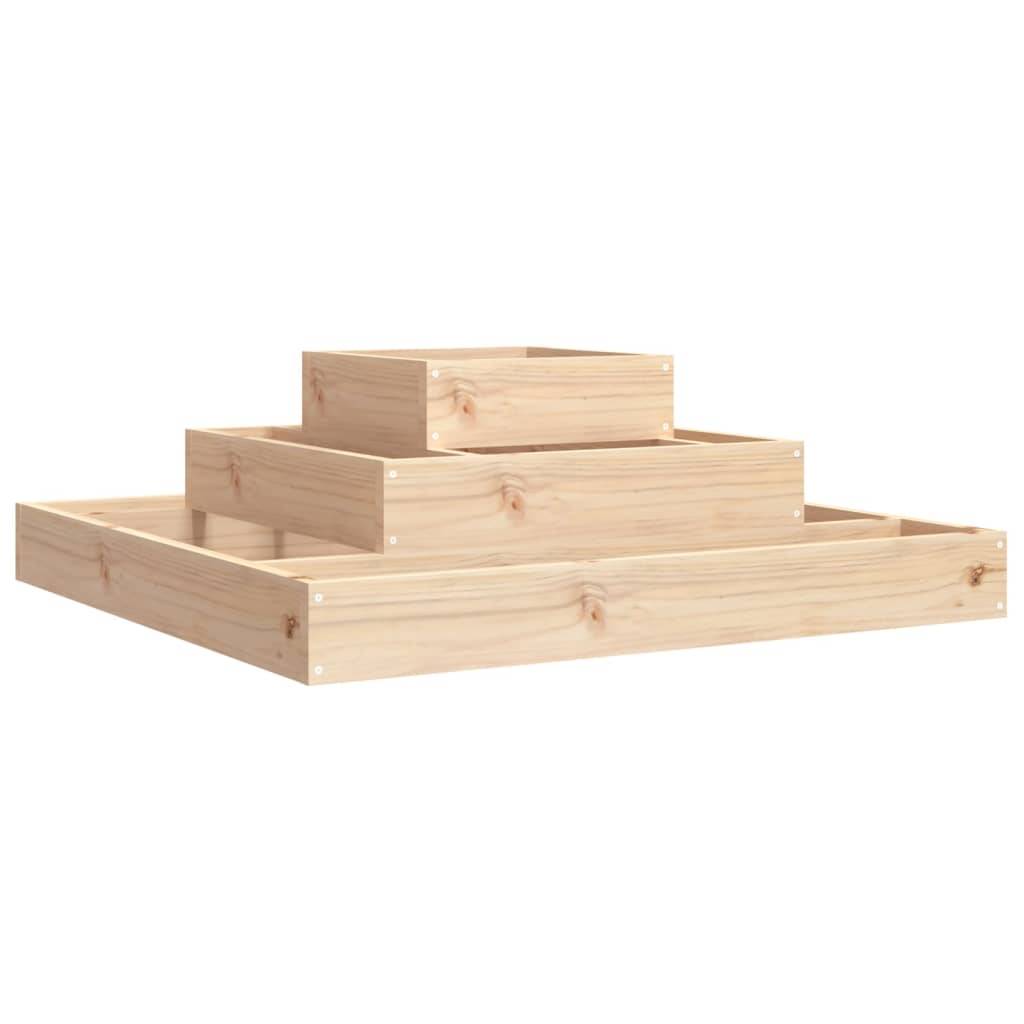 Maison Chic - Jardinière, Bac à fleurs, Pot de fleurs 80x80x27 cm Bois massif de pin - Imagen 1