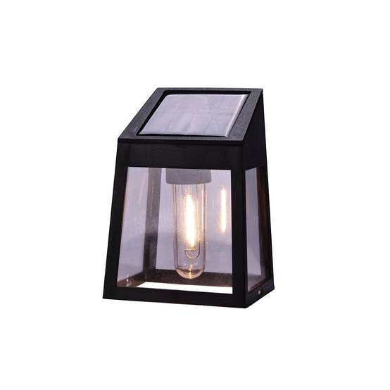 Lumisky - Applique murale solaire FLYN Noir Plastique H13CM - Image 1