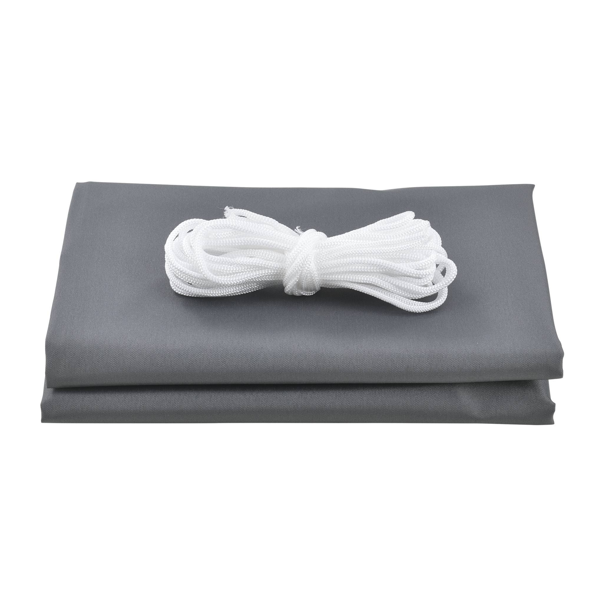 Voile d'Ombrage Patras Triangulaire Gris Foncé 400 x 400 x 400 cm [en.casa] - Image 2