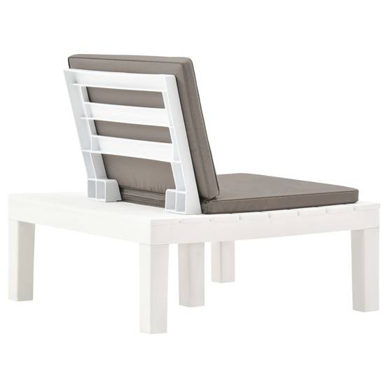 ComfortXL - Lot de 4 Chaises Salon de Jardin Plastique Résistant avec Coussins Assise et Dossier Inclus Blanc – ComfortXL Outdoor Living - Image 5