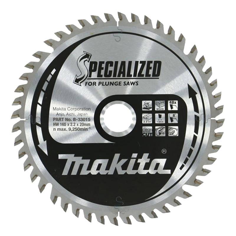Makita - Lames carbure "Specialized" pour bois, pour scies plongeantes MAKITA - taille Ø 165 mm x 28 Dents - MAKITA ACCESSOIRES - Imagen 2