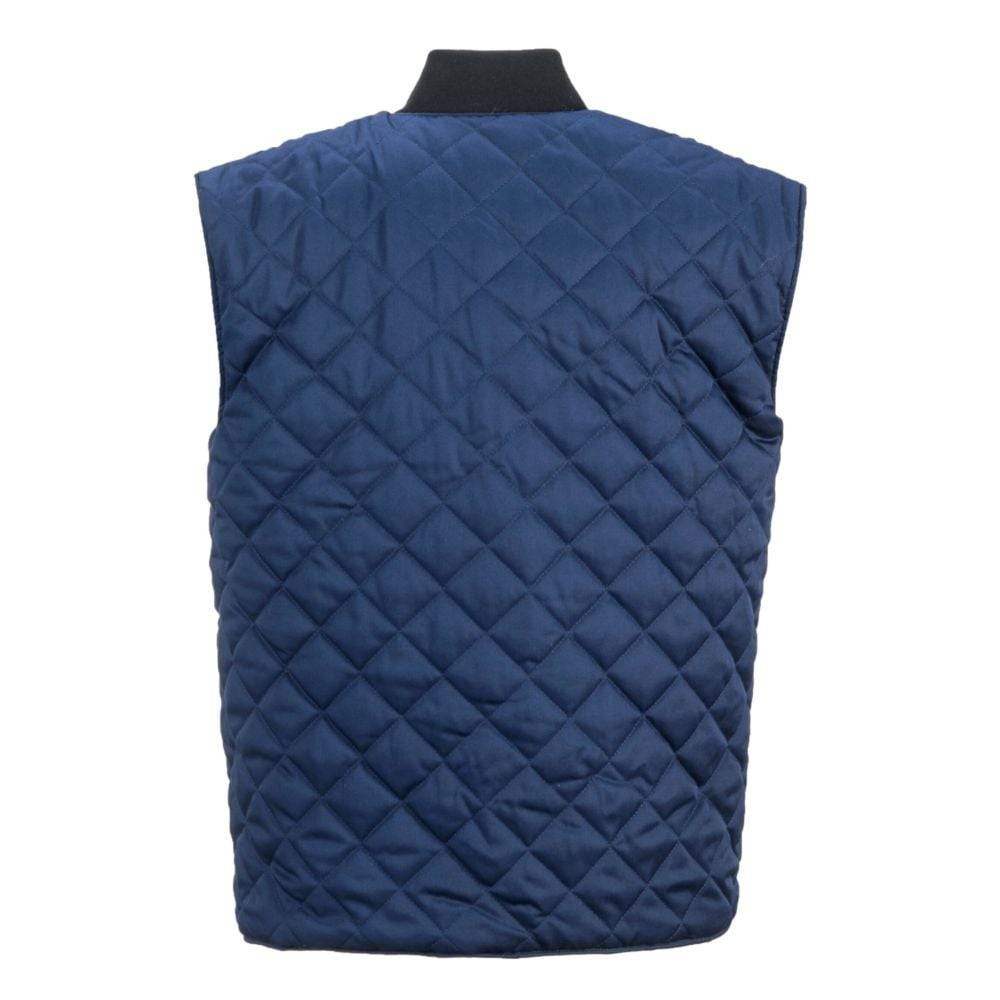 Gilet Réversible Vintage Homme – Taille XL, Bleu, Veste Matelassée Body Warmer