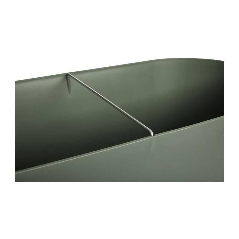 Elho - Planteur Ovale Greenville - Plastique - Avec Roulettes - ø60 - Leaf Green - Imagen 4