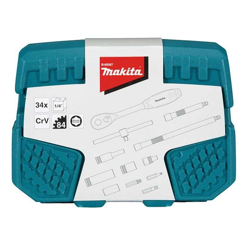 Makita - Coffret Clé à cliquet 1/4'' MAKITA B-65567 Makita - Imagen 4