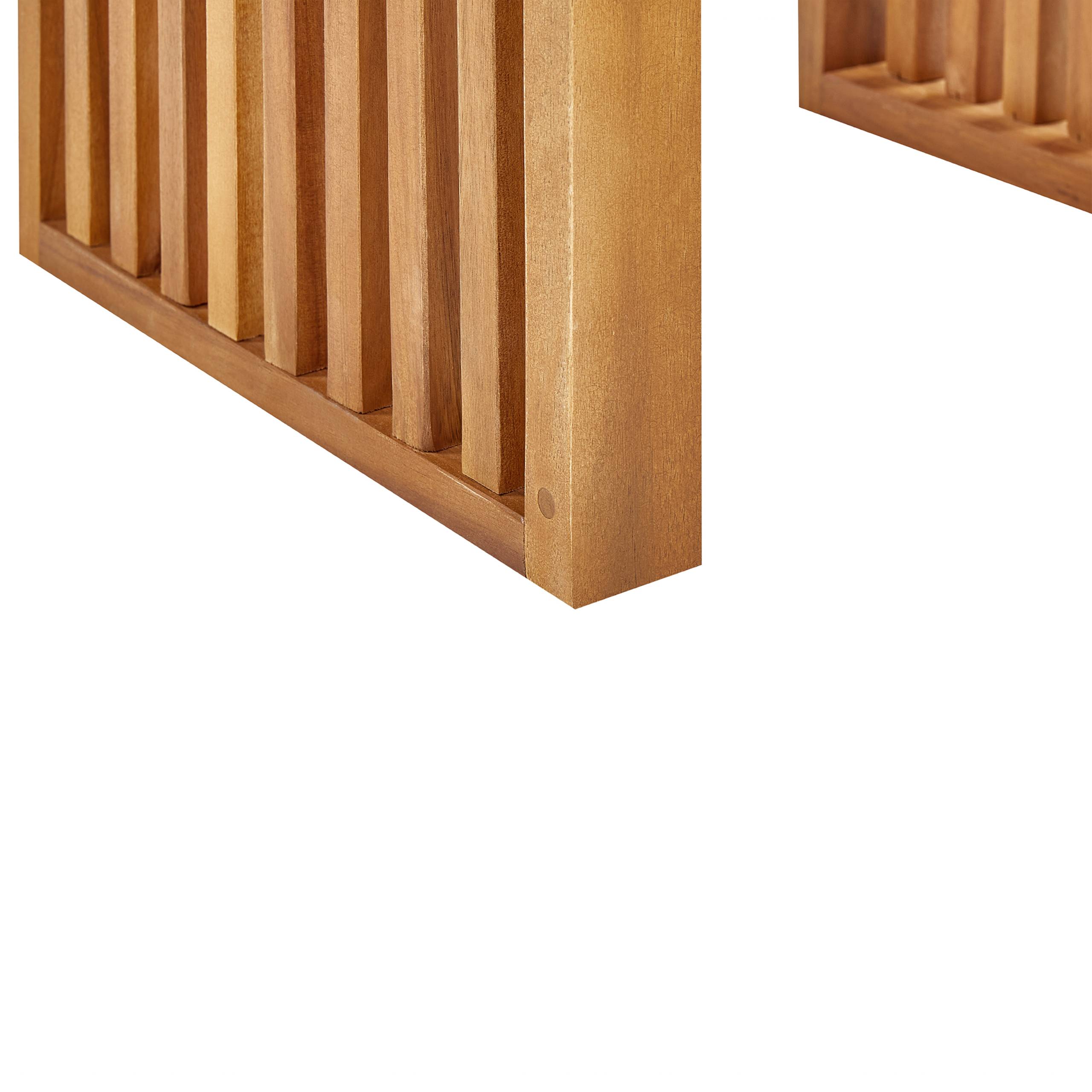 Beliani - Chaise de jardin Acacia Marron BELLANO - Beliani - Imagen 8
