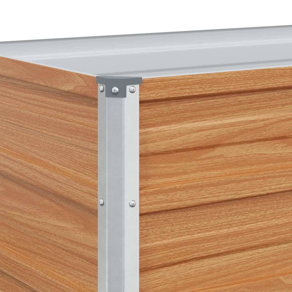 Prolenta Premium - Jardinière acier marron 100 x 40 x 77 cm - Prolenta premium p324.9 - Image 9