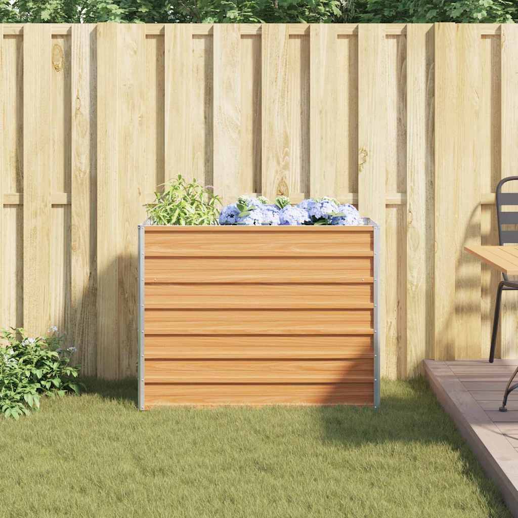 Prolenta Premium - Jardinière acier marron 100 x 40 x 77 cm - Prolenta premium p324.9 - Image 4