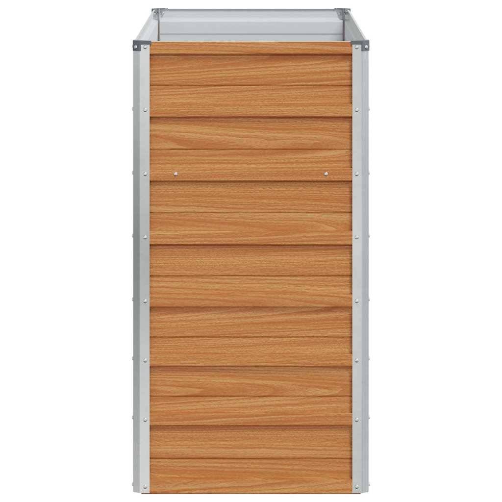 Prolenta Premium - Jardinière acier marron 100 x 40 x 77 cm - Prolenta premium p324.9 - Image 6