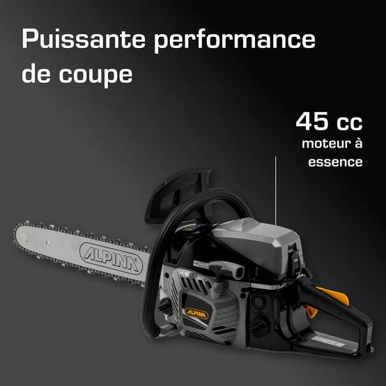 Alpina - Tronçonneuse ACS 46 (18"), Moteur à Essence 45cm³ (1,8kW), Guide-chaîne 45cm - ALPINA - Image 3