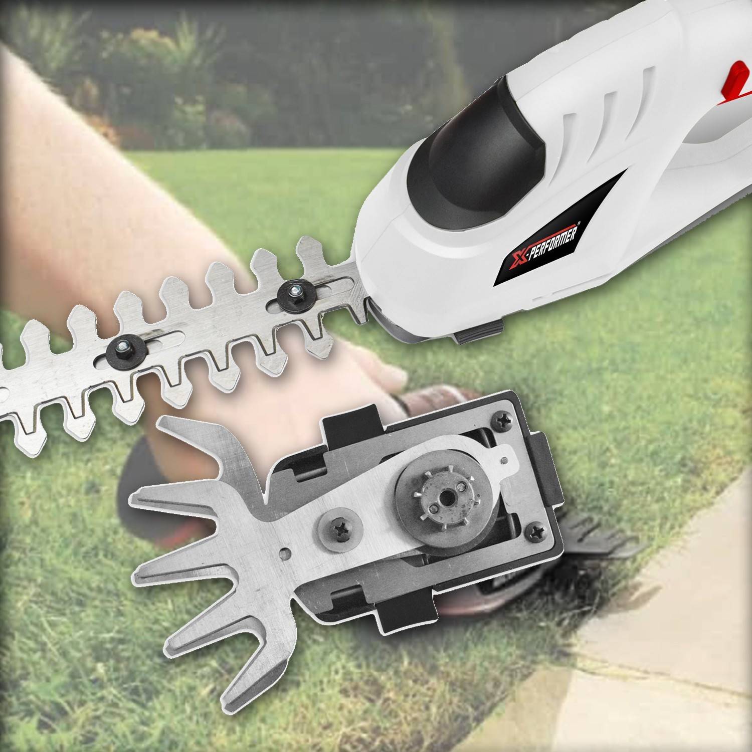 Cisaille de jardin Portative - Sculpteur de haies 2 EN 1 - 20V - Xperformer XPCSTH20LI - Batterie 2Ah et chargeur inclus - Image 3