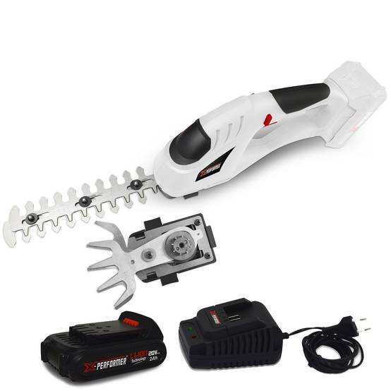 Cisaille de jardin Portative - Sculpteur de haies 2 EN 1 - 20V - Xperformer XPCSTH20LI - Batterie 2Ah et chargeur inclus - Image 1