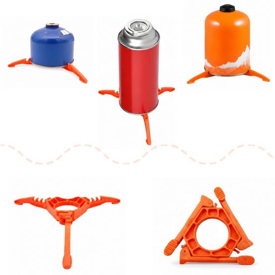 Brûleur pliable et support de cartouche plastique Trailgaz Plus pour camping et randonnée - Image 3
