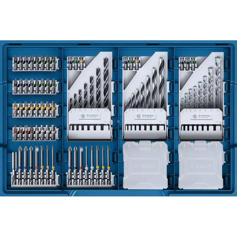Bosch - Perceuse Visseuse à percussion sans fil BOSCH 06019H110C GSB 18V-21 Professional (2 x 4,0Ah) avec 82 accessoires Bosch - Imagen 4