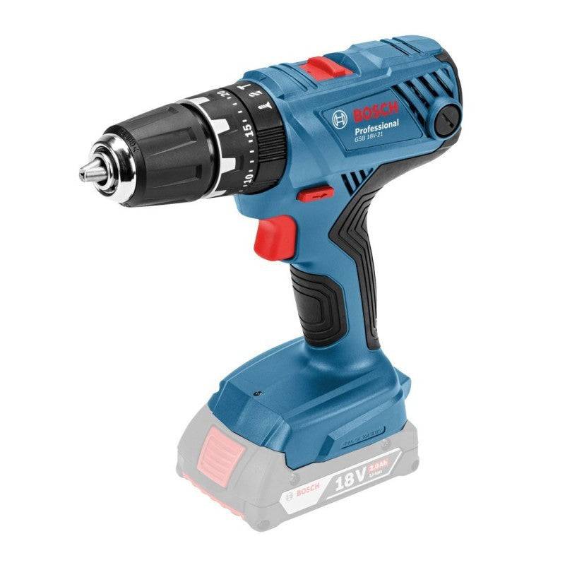 Bosch - Perceuse Visseuse à percussion sans fil BOSCH 06019H110C GSB 18V-21 Professional (2 x 4,0Ah) avec 82 accessoires Bosch - Imagen 2