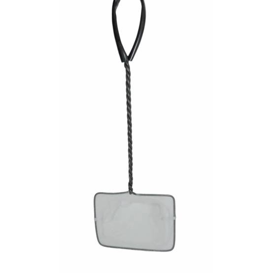 Epuisette filet blanc, maille fine, 12 cm x 11 x 37 cm, aquarium - Image 3