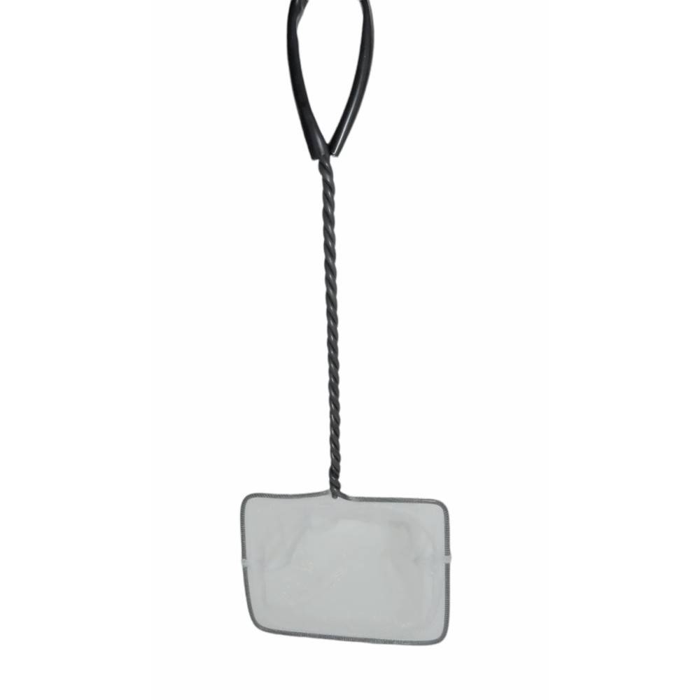 Epuisette filet blanc, maille fine, 12 cm x 11 x 37 cm, aquarium - Image 3