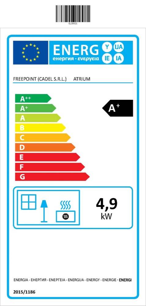 Poêle à granulés étanche Atrium 5 Blanc - 5 kW - Image 2