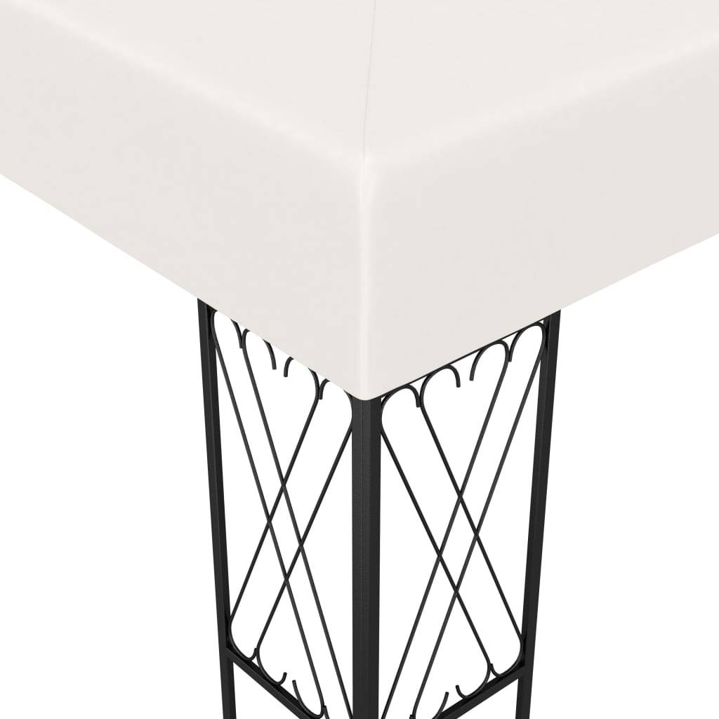 Tonnelle Aluminium Crème avec LED 3 x 3 x 2.6 m - PANGIVO - Image 5