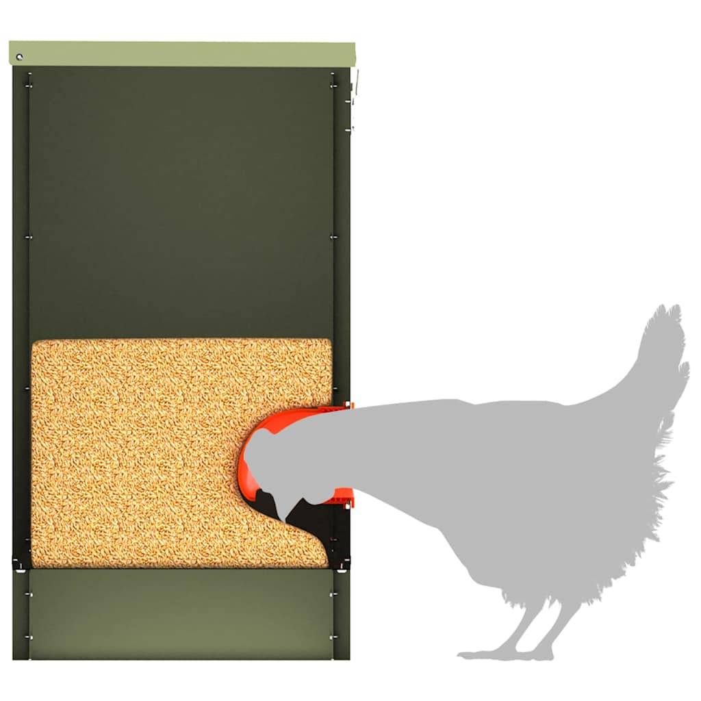 Lot de 2 Distributeurs Hauts Métal 25kg Vert Olive - ComfortXL Outdoor Living - Image 9