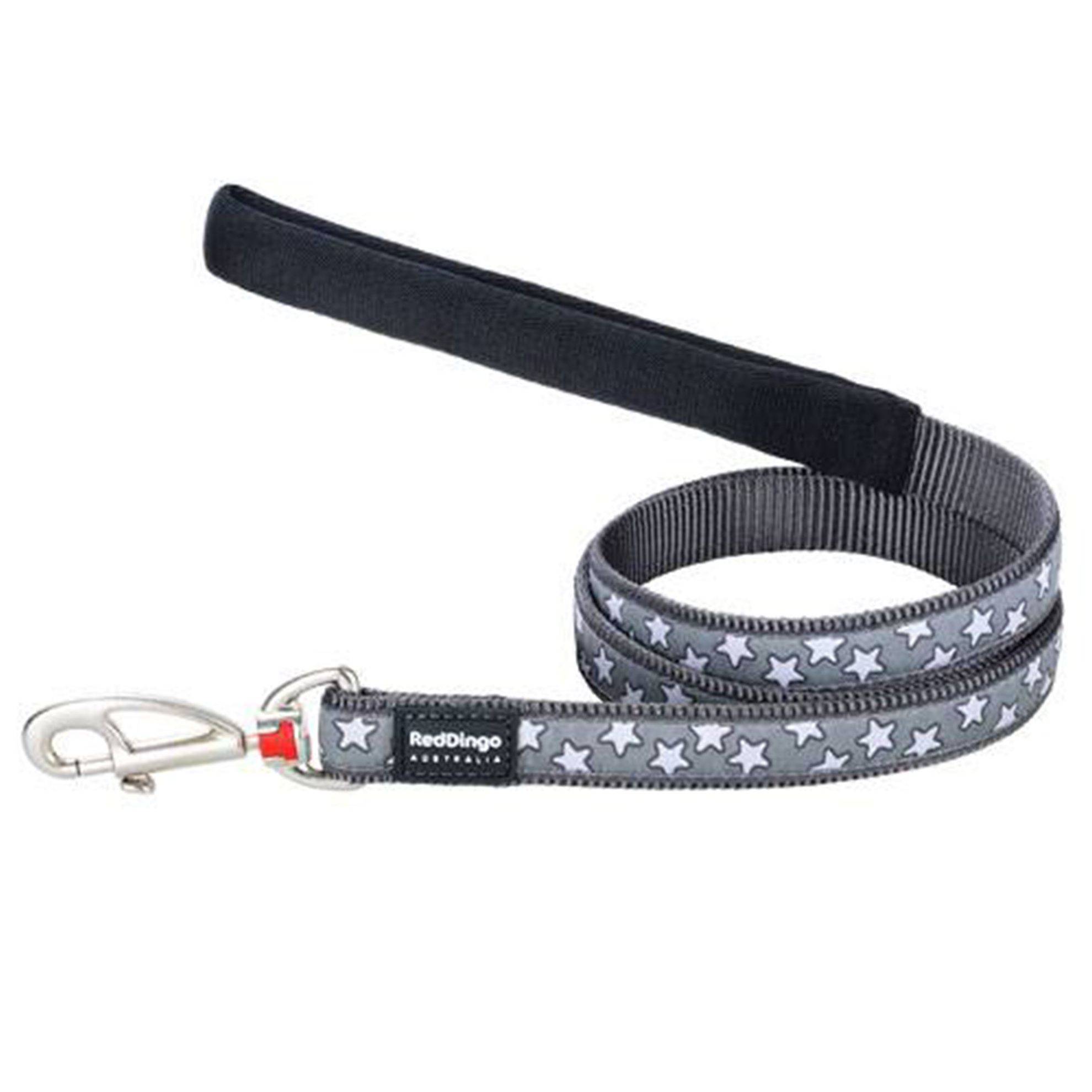 Laisse Red Dingo Fantaisie grise étoiles blanches Taille : T2 RED DINGO