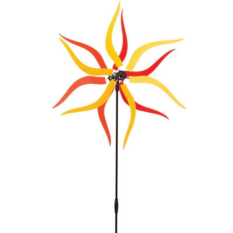 Girouette design à planter - HQ-  Design Line Eolienne multicolore