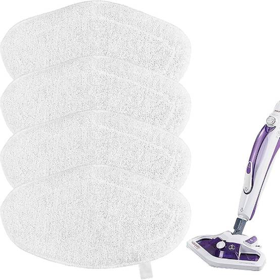 4 Vadrouilles de Rechange Lavables pour Polti Vaporetto Brosse Vaporforce PAEU0332 -IntiMeg - Image 1