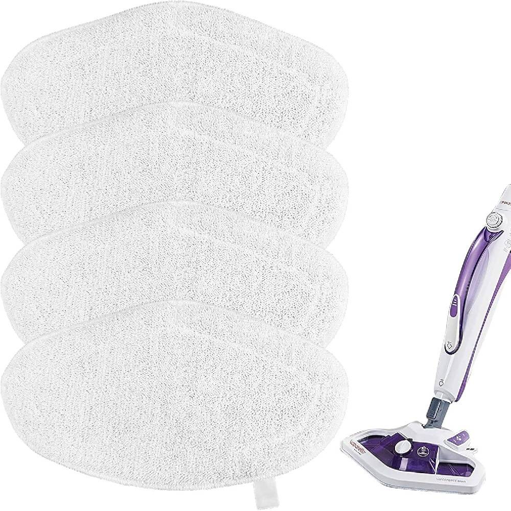 4 Vadrouilles de Rechange Lavables pour Polti Vaporetto Brosse Vaporforce PAEU0332 -IntiMeg - Image 1