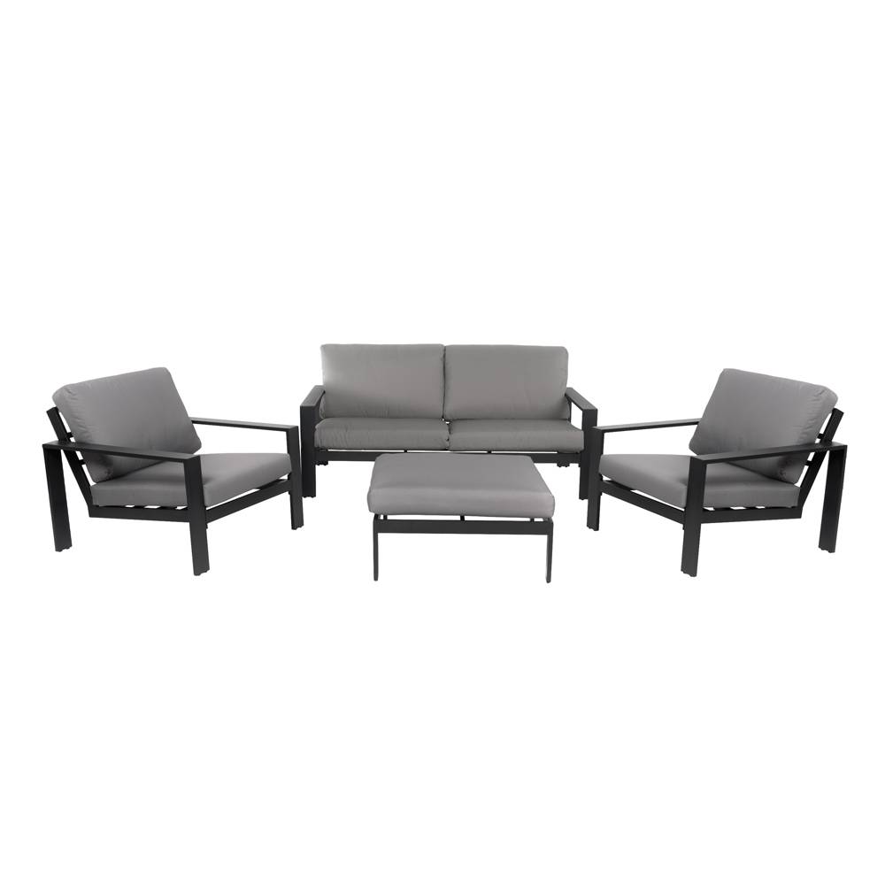 Salon de jardin aluminium HOME DELUXE RIO L - anthracite - Image 1