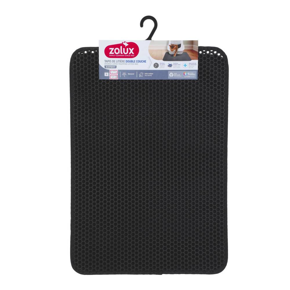 Zolux - Tapis d'hygiène double fond 45 x 65 cm pour maison de toilette chat - Imagen 1