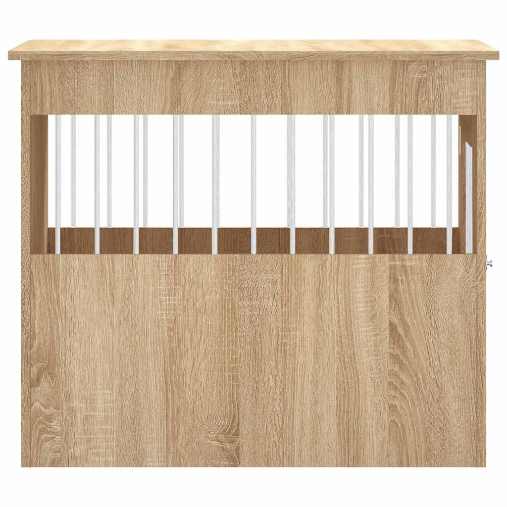 Niche plastique bois et acier marron 55 x 80 x 68 cm - Prolenta premium p355.1 - Image 8