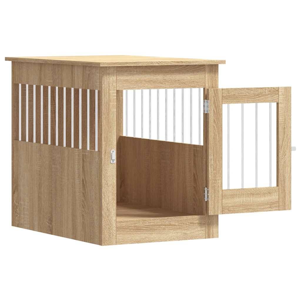 Niche plastique bois et acier marron 55 x 80 x 68 cm - Prolenta premium p355.1 - Image 6