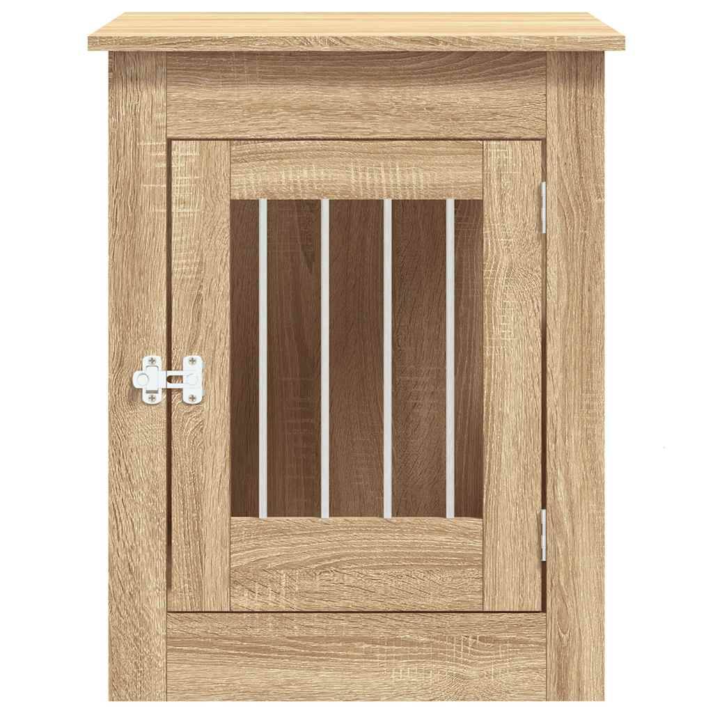 Niche plastique bois et acier marron 55 x 80 x 68 cm - Prolenta premium p355.1 - Image 7