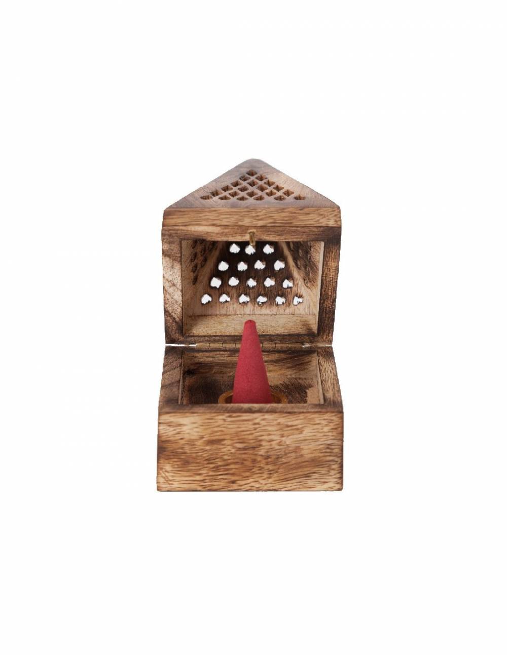 Galeo - Soporte incienso pirámide madera