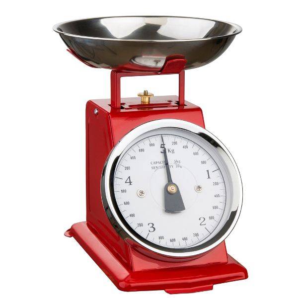 Ogo - Balance de cuisine mécanique 5kg- 20g rouge 7915011 Ogo - Image 1