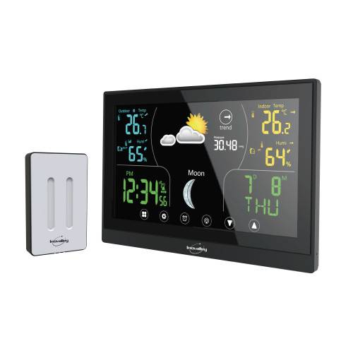 Inovalley - Station météo avec écran LCD couleur tactile - Imagen 1