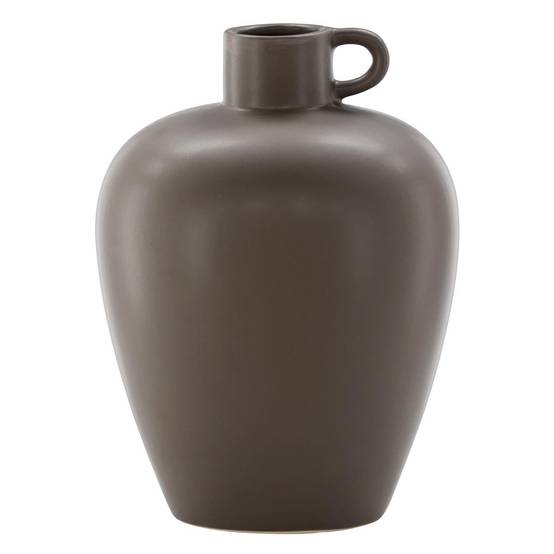 Vase Urne en Céramique "Cent" 33cm Marron - Image 1