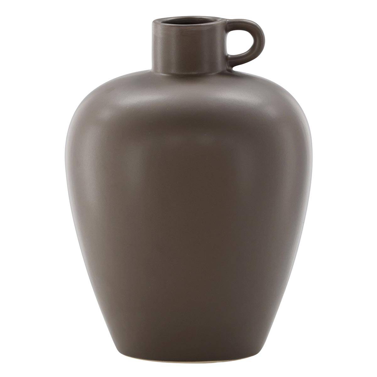 Vase Urne en Céramique "Cent" 33cm Marron - Image 1