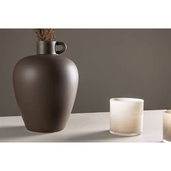Vase Urne en Céramique "Cent" 33cm Marron - Image 6
