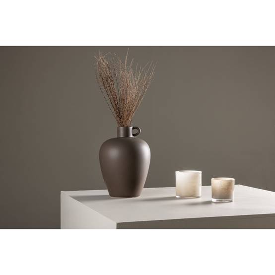 Vase Urne en Céramique "Cent" 33cm Marron - Image 8