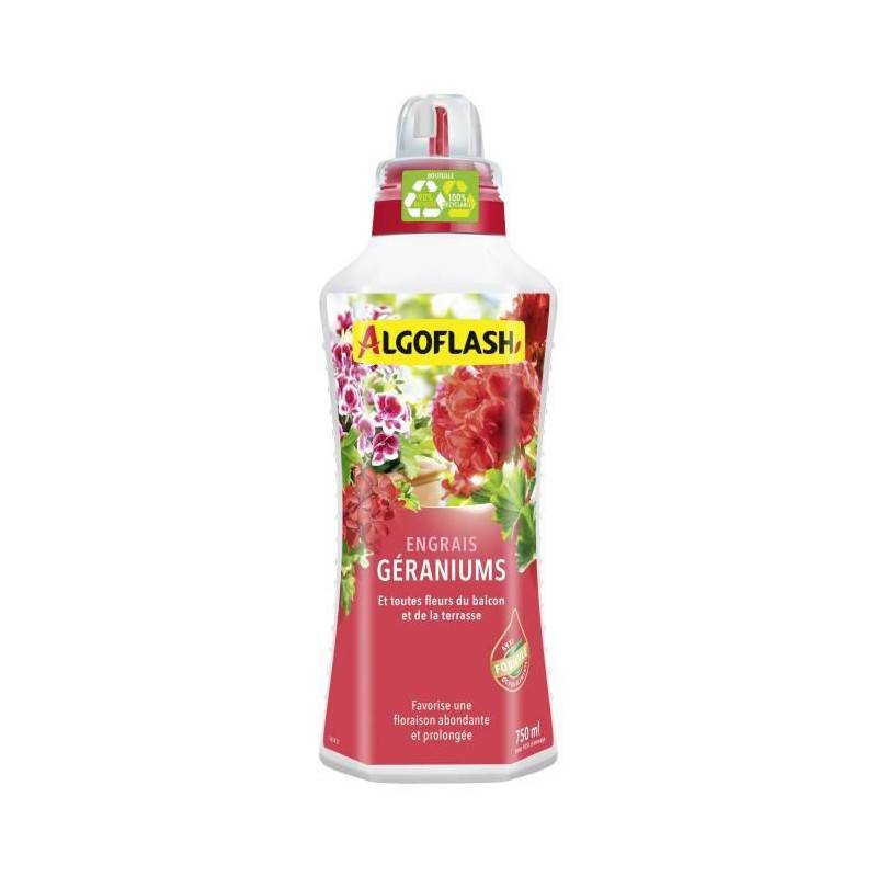 Algoflash - Engrais Geraniums Et Toutes Fleurs De Balcon 750 Ml - Imagen 1