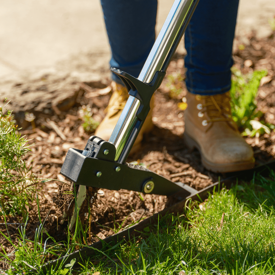 Désherbeur lame en V + Extracteur de mauvaises herbes | ROOTSLAYER | Outils de Jardin multifonction | Facile d'utilisation | Acier de carbone- VENTEO - Image 7