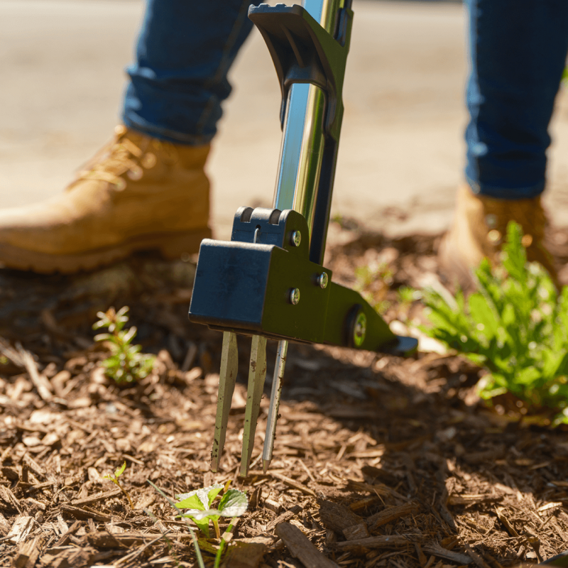 Désherbeur lame en V + Extracteur de mauvaises herbes | ROOTSLAYER | Outils de Jardin multifonction | Facile d'utilisation | Acier de carbone- VENTEO - Image 8