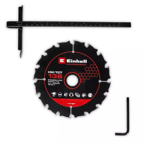 Einhell - Scie circulaire portative sans fil - TP-CS 18/136-C Li BL-Solo - Ø 136 mm - Profondeur de coupe 51 mm - Brushless - Einhell - Image 2